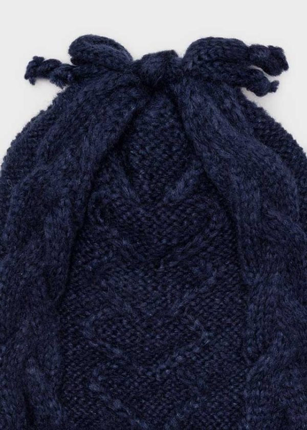 MAYORAL Set cappello sciarpa e guanti blu neonata 10106 MARINO - immagine 2