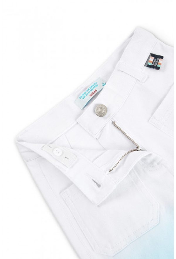BOBOLI pantaloni elasticizzati degradè per ragazza 446048 lago - immagine 3