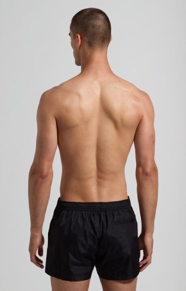 BIKKEMBERGS Boxer mare uomo inserto tape BKK25MBS01 nero BLACK - immagine 3