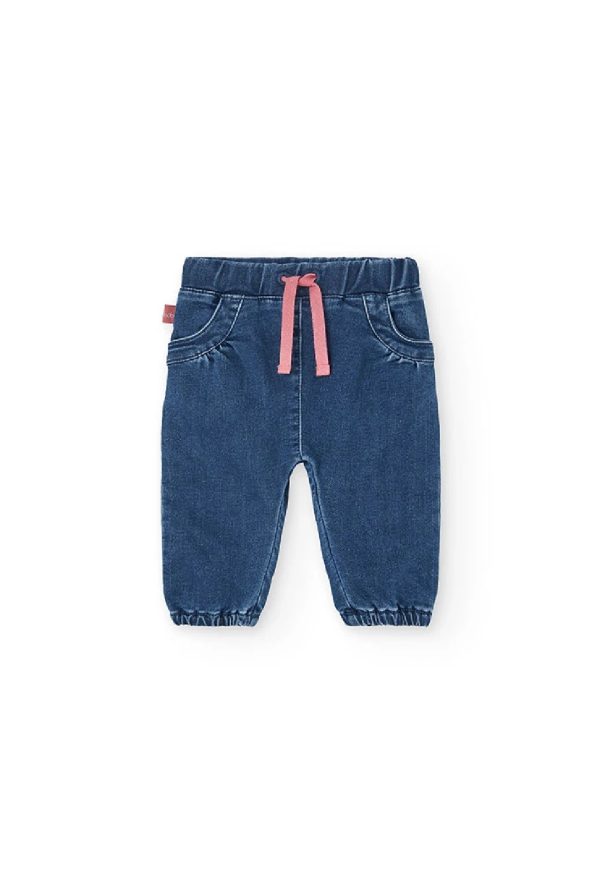 BOBOLI Completo neonato in maglia blu con funghetti 132039 BLUE - immagine 4