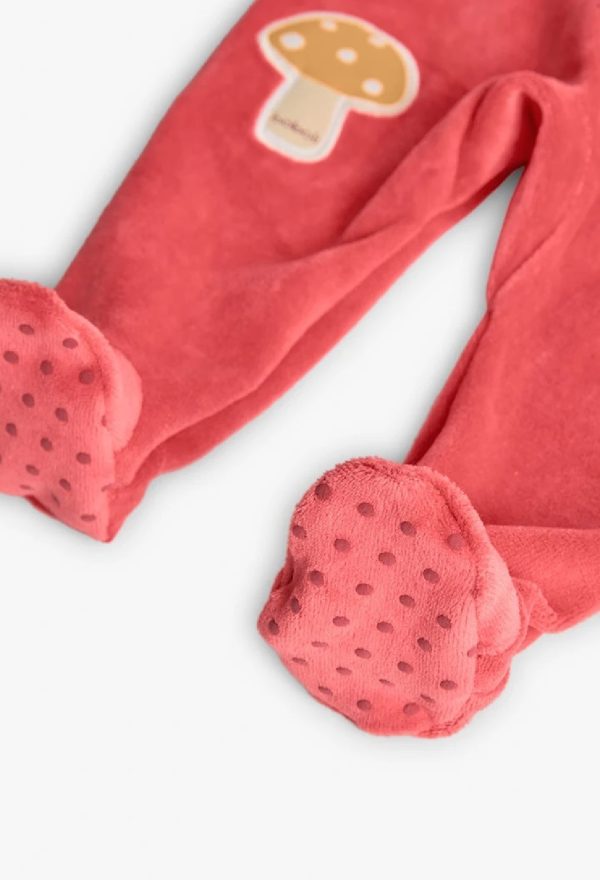 BOBOLI Tutina in maglia rosa per neonato 132073 CORALLO - immagine 3