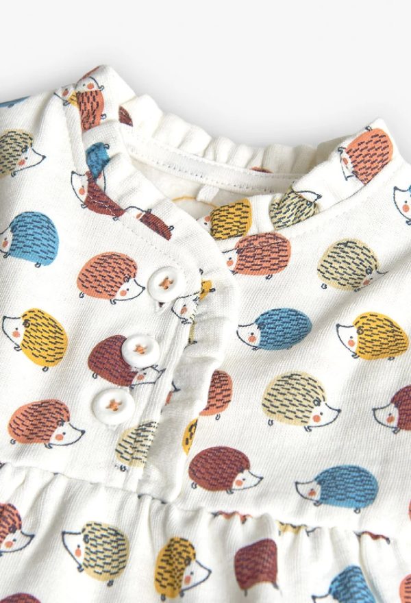 BOBOLI Vestito per neonato con stampa di ricci 132095 STAMPATO - immagine 4