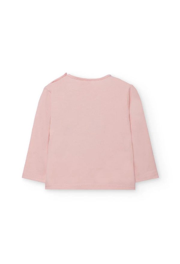 BOBOLI Maglietta bambina in tessuto rosa fiori 222017 PINK - immagine 4