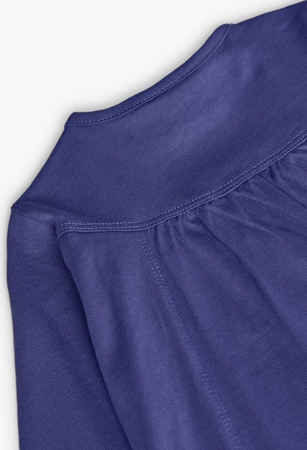 BOBOLI Maglietta bambina in maglia lilla con fiori UVA - immagine 5