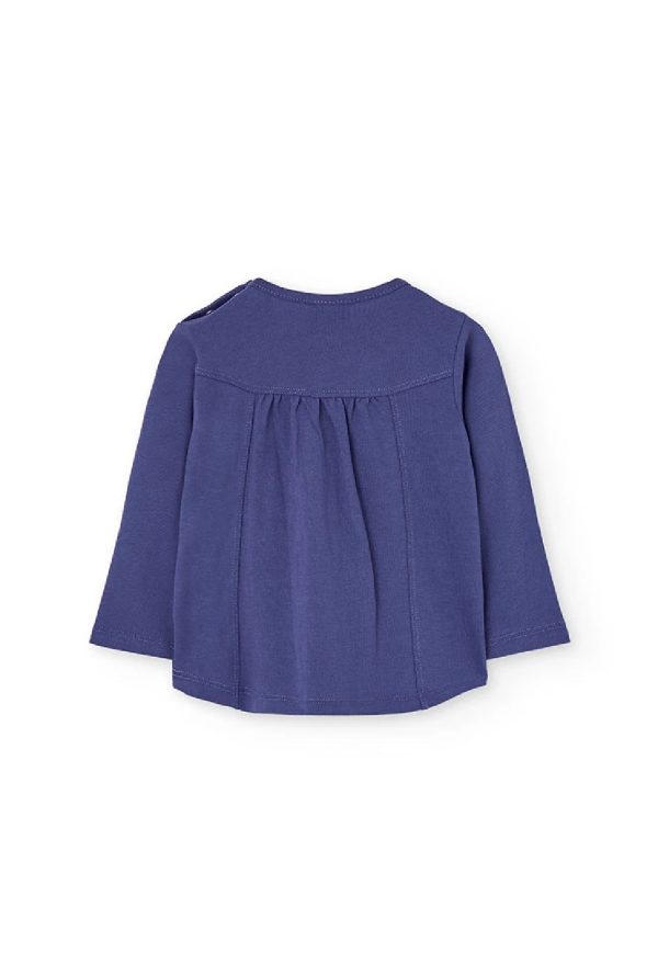 BOBOLI Maglietta bambina in maglia lilla con fiori UVA - immagine 6