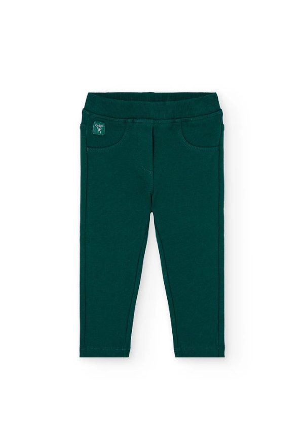 BOBOLI Completo bambina in felpa beige e verde - immagine 3