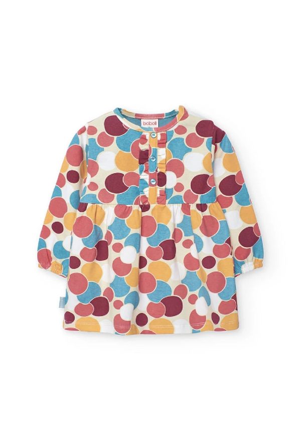 BOBOLI Abito stampato multicolore pois