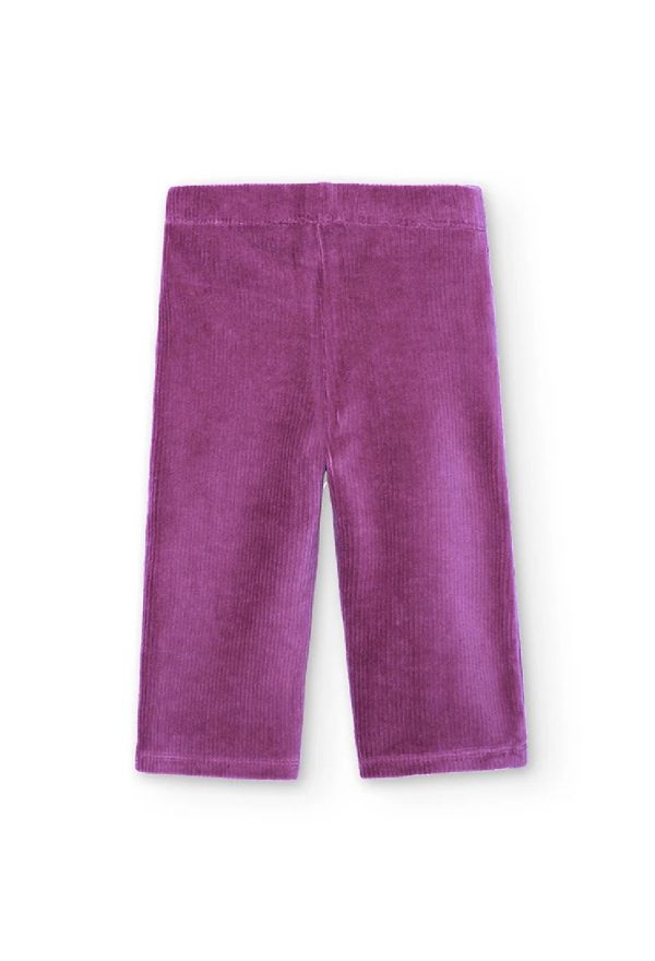 BOBOLI Pantaloni bambina velluto a coste lilla Mora - immagine 6