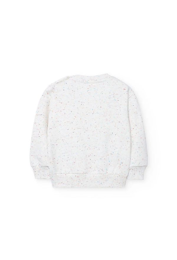 BOBOLI Felpa bambino di spugna bianco faro sole 322108 OFF WHITE - immagine 4