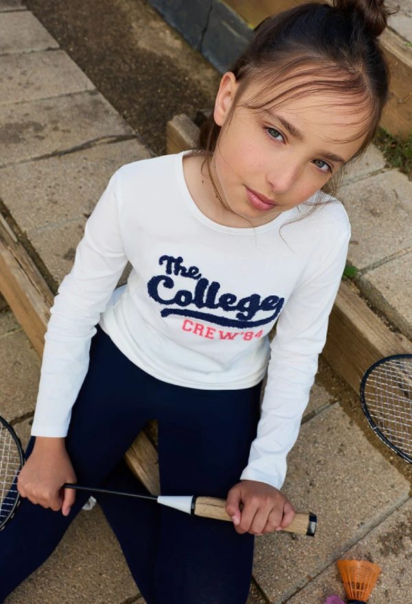 BOBOLI Maglietta bambina bianca con lettere OFF WHITE - immagine 3
