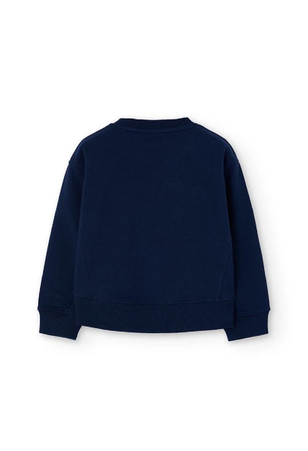 BOBOLI Felpa bambina 1984 blu navy MARINAIO - immagine 4