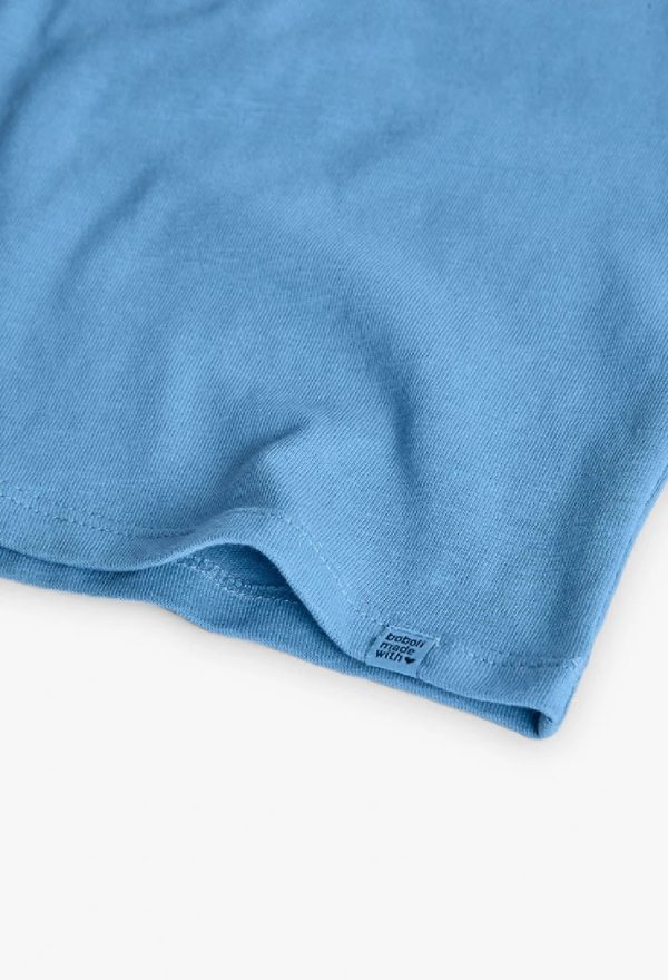 BOBOLI Maglietta bambina in cotone caldo blu 432043 AZZURRO - immagine 4