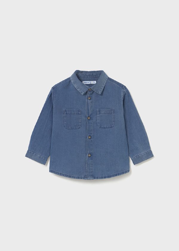 MAYORAL Camicia denim neonato baby mezzo