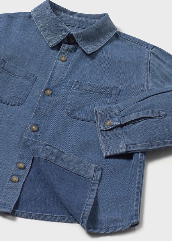 MAYORAL Camicia denim neonato baby mezzo - immagine 2