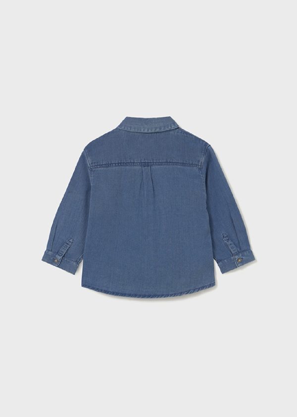 MAYORAL Camicia denim neonato baby mezzo - immagine 4