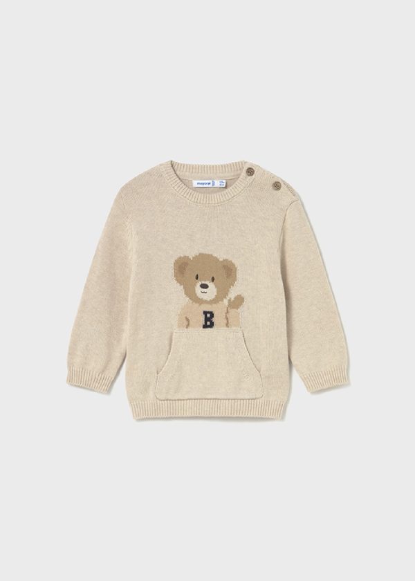 MAYORAL Maglione orso tasca neonato baby Cerela vig