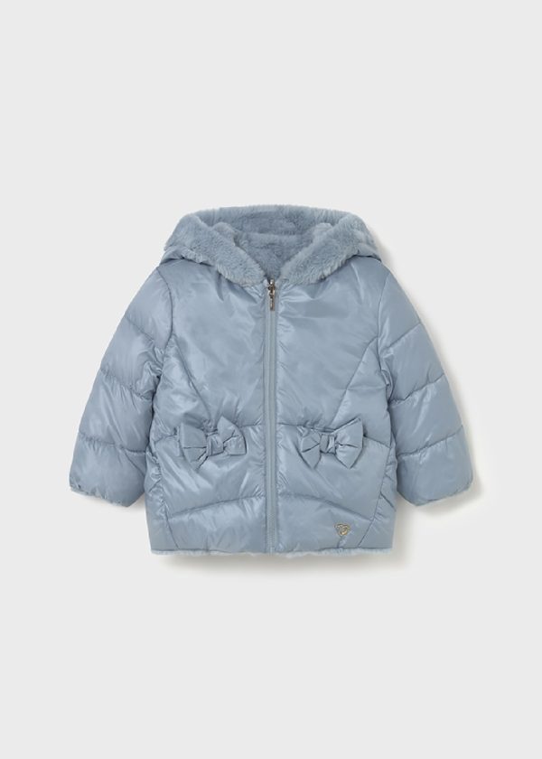 MAYORAL Giaccone reversibile neonata Blue bell
