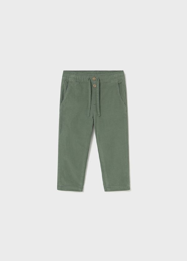 MAYORAL Pantalone lungo jogger in velluto a micro coste neonato baby Abete