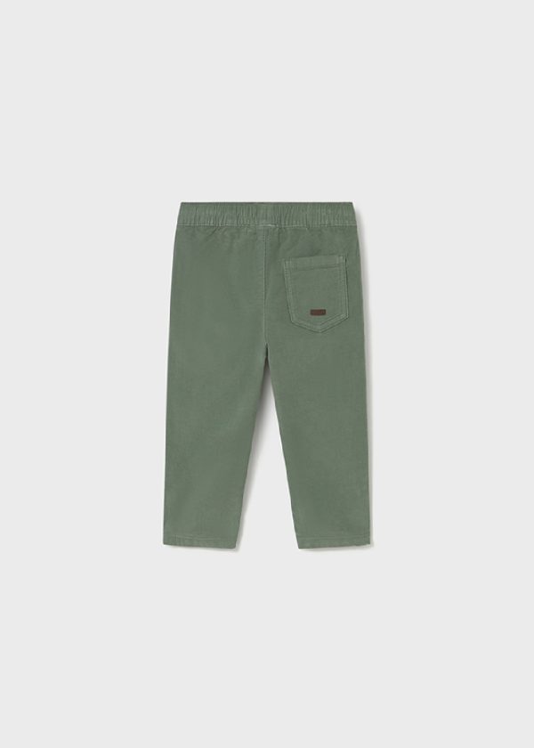 MAYORAL Pantalone lungo jogger in velluto a micro coste neonato baby Abete - immagine 4