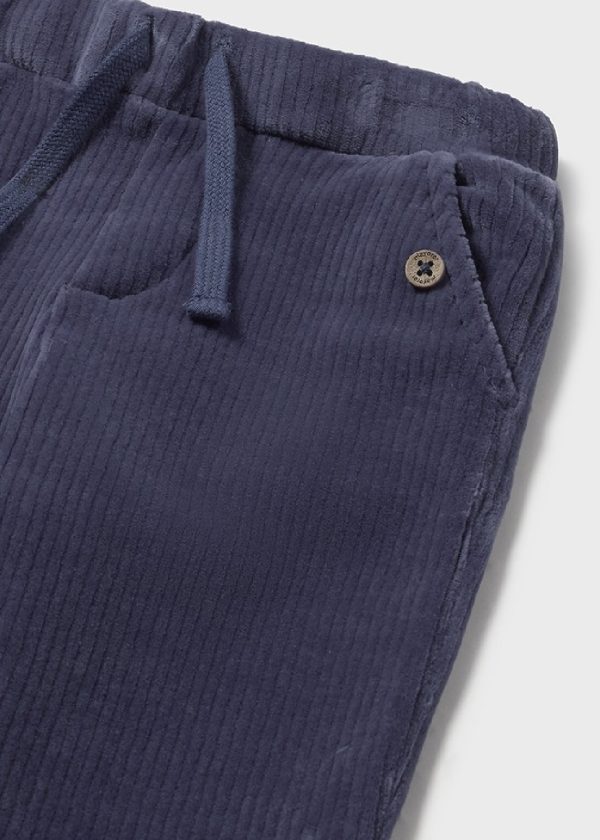 MAYORAL Pantalone lungo velluto a coste neonato baby Blu scuro - immagine 2