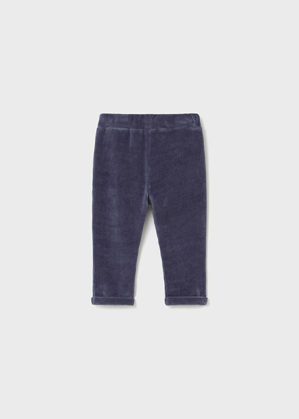 MAYORAL Pantalone lungo velluto a coste neonato baby Blu scuro - immagine 4