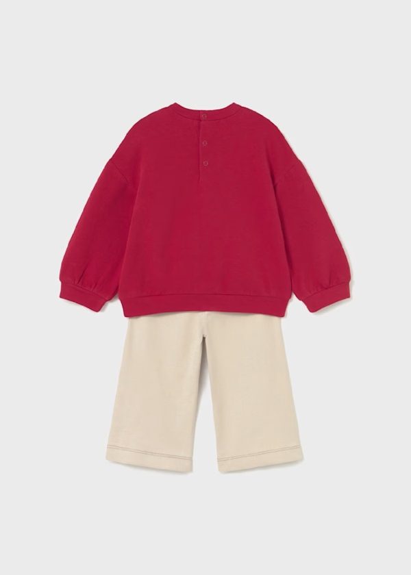 MAYORAL Completo pantalone e maglione neonata ROSSO - immagine 4