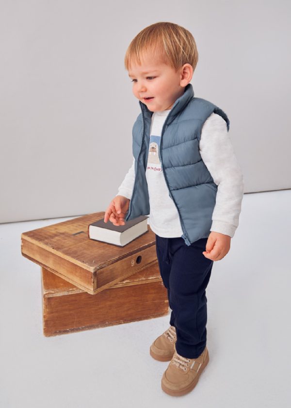 MAYORAL Completo con gilet 3 pezzi neonato baby Iceberg - immagine 3