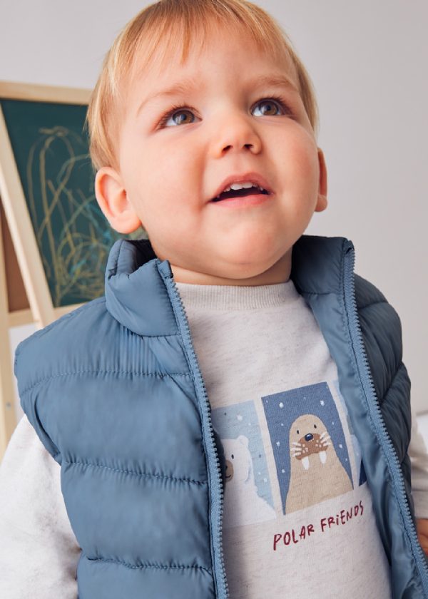 MAYORAL Completo con gilet 3 pezzi neonato baby Iceberg - immagine 4
