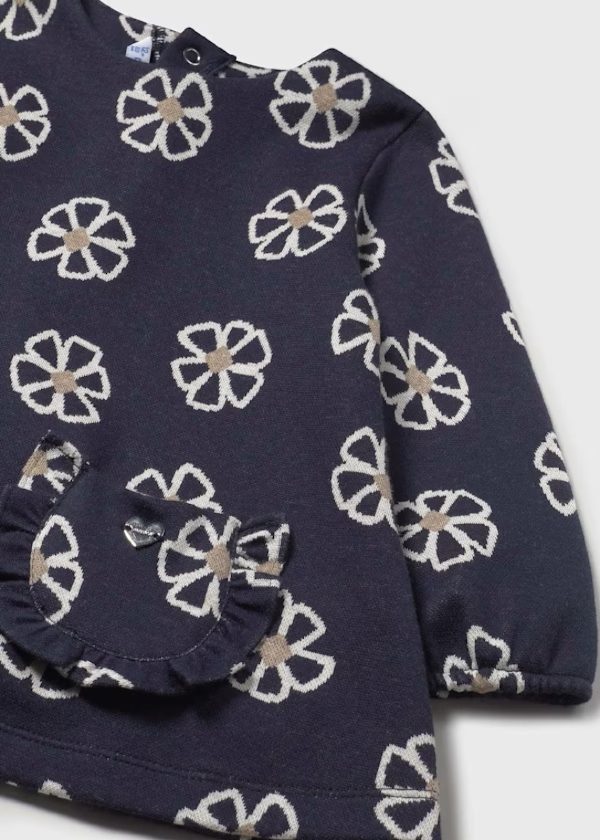 MAYORAL Vestito jacquard baby MARINO - immagine 2