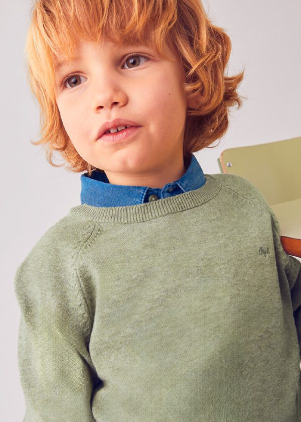 MAYORAL Maglione bambino girocollo verde pistacchio - immagine 3