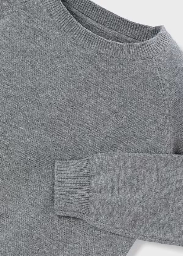 MAYORAL Maglione bambino girocollo grigio argento - immagine 3