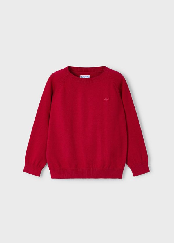 MAYORAL Maglione bambino girocollo rosso