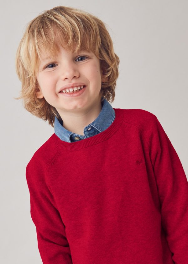 MAYORAL Maglione bambino girocollo rosso - immagine 2