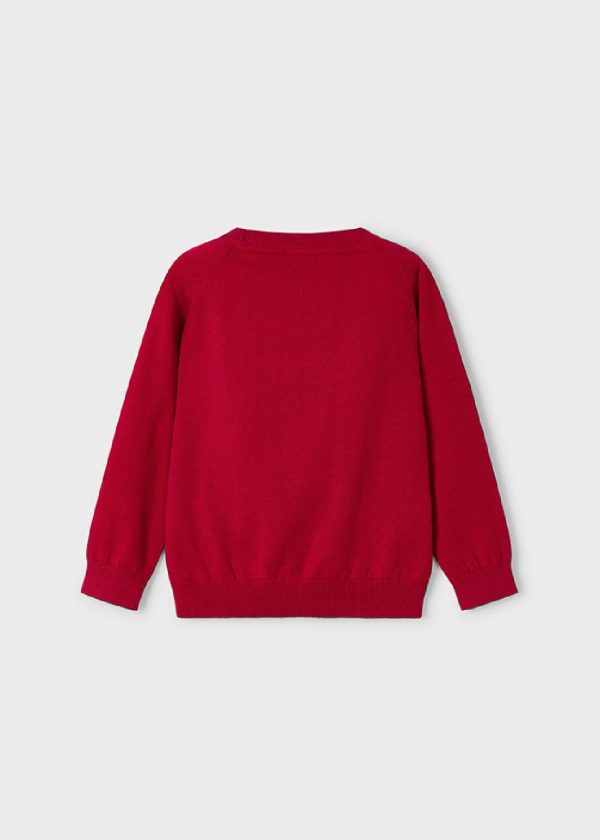 MAYORAL Maglione bambino girocollo rosso - immagine 3