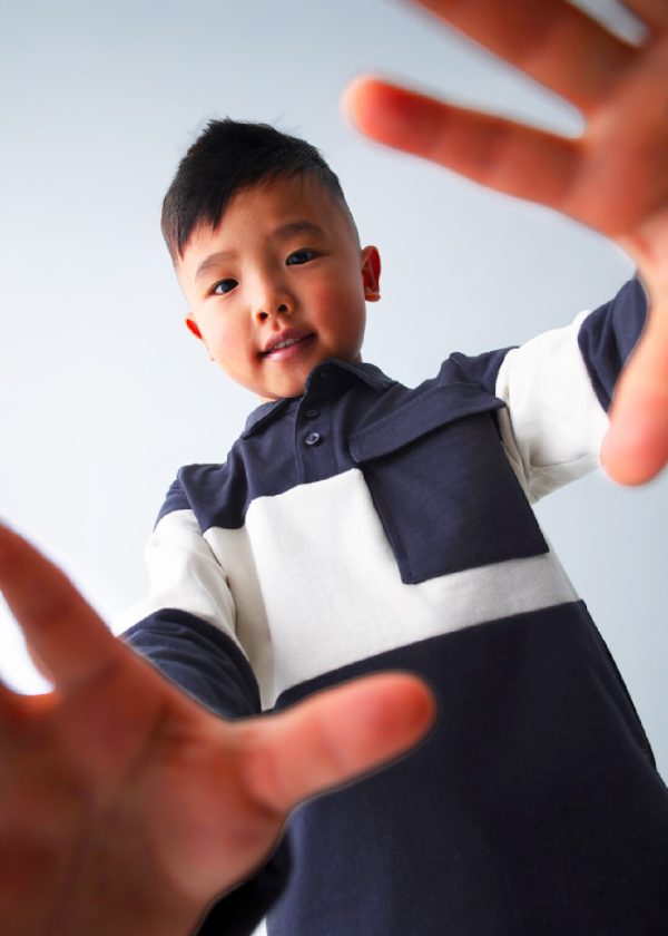 MAYORAL Polo blu righe bambino MARINO - immagine 2