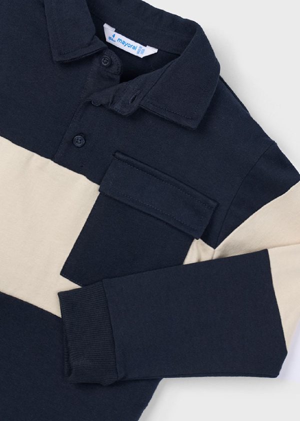 MAYORAL Polo blu righe bambino MARINO - immagine 5