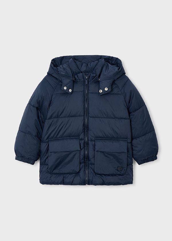 MAYORAL Giubbotto blu con cappuccio scuola bambino MARINO