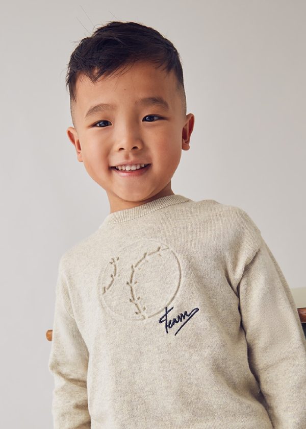 MAYORAL Maglione bambino beige Chai vig - immagine 3