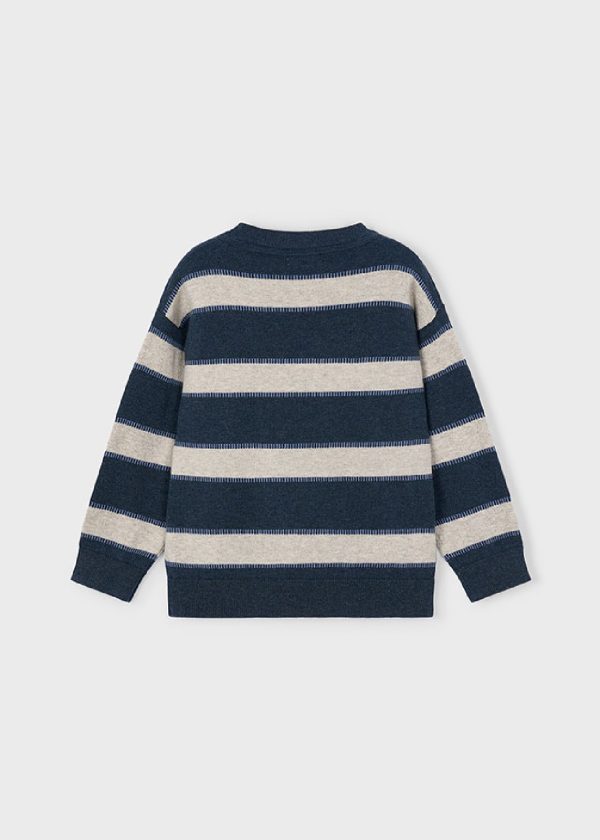MAYORAL Maglione righe bambino 4374 BLU NOTTE - immagine 3
