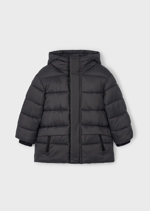 MAYORAL Giaccone lungo bambino con cappuccio Ombra
