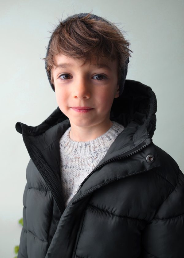 MAYORAL Giaccone lungo bambino con cappuccio Ombra - immagine 3