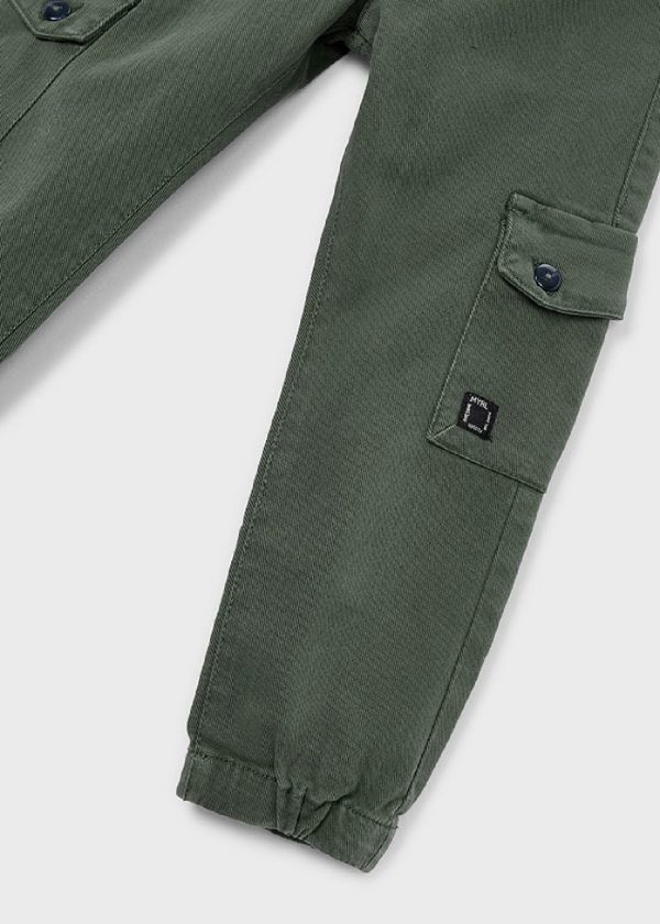MAYORAL Pantalone cargo bambino oliva - immagine 3