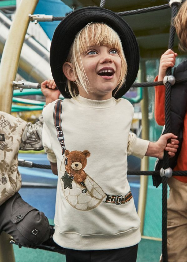 MAYORAL Completo leggings e felpa orso bambina NERO - immagine 3