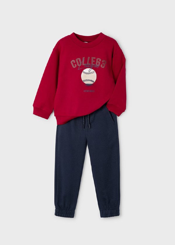 MAYORAL Tuta baseball bambino ROSSO