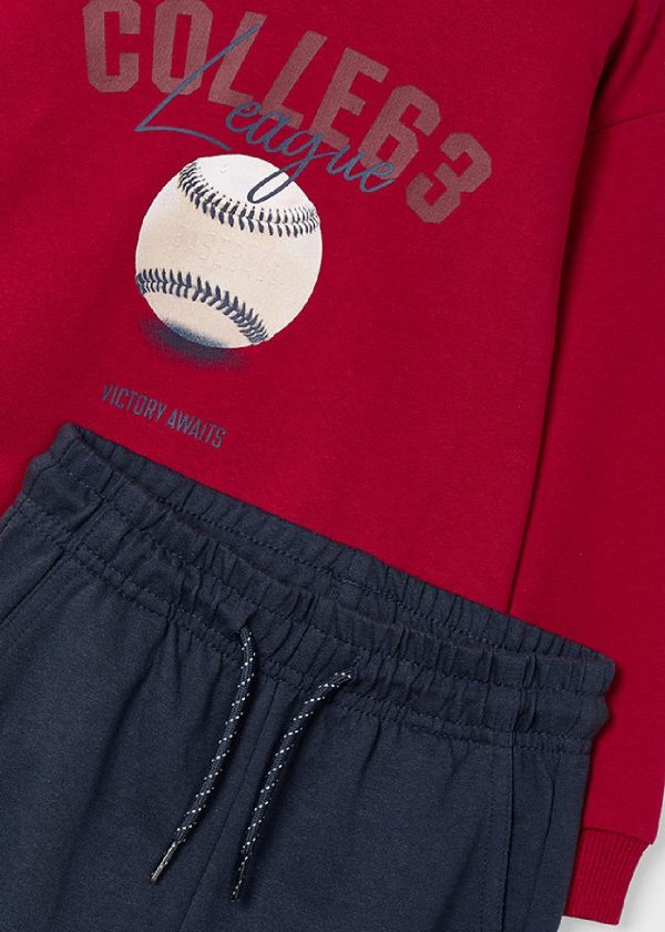 MAYORAL Tuta baseball bambino ROSSO - immagine 3