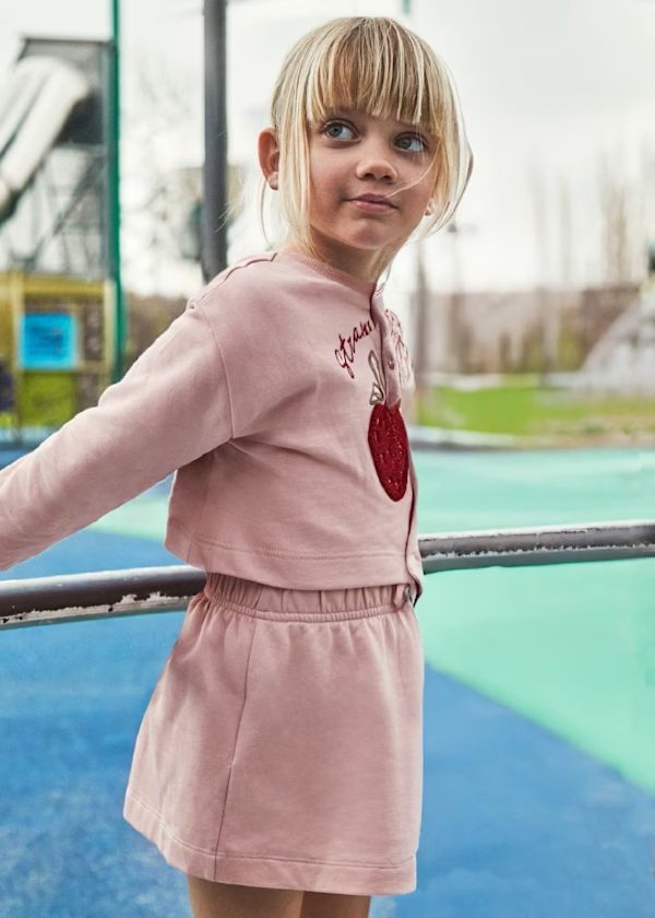 MAYORAL Vestito con felpa bambina nudo - immagine 2