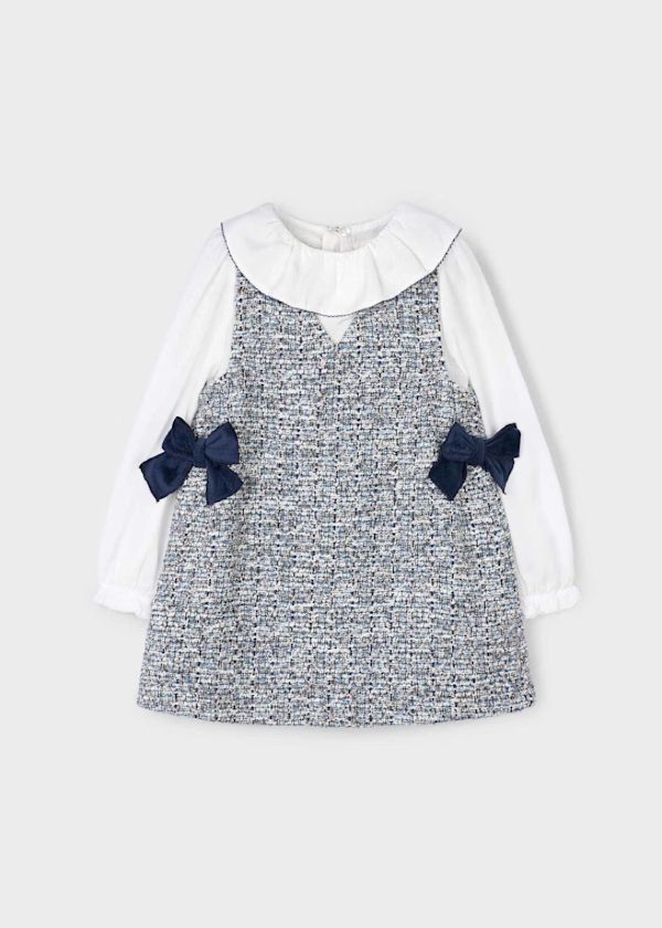 MAYORAL Vestito scamiciato bambina oceano
