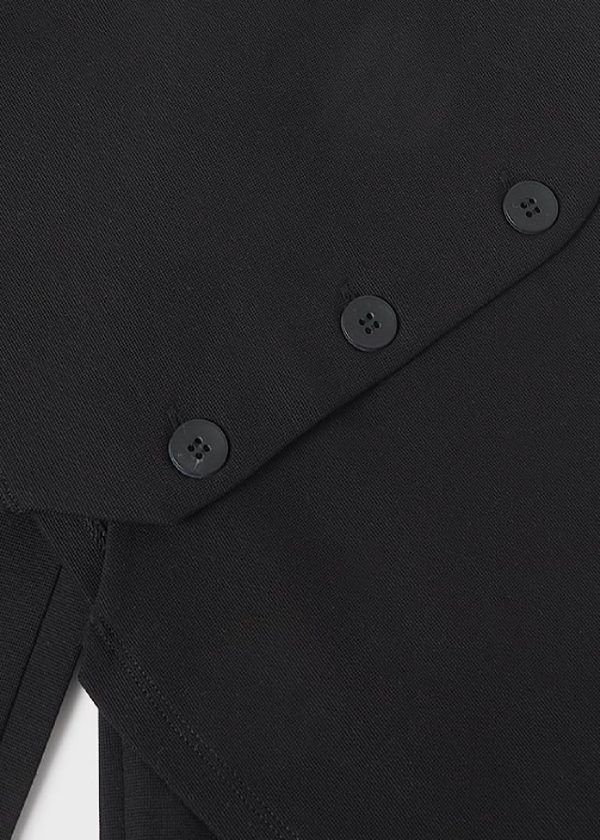 MAYORAL Completo pantalone e gilet ragazza nero - immagine 2