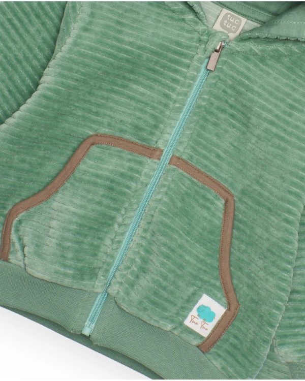 Tuc Tuc Completo a tre pezzi per neonato in verde e bianco con motivo pecorella 11398647 Green - immagine 3