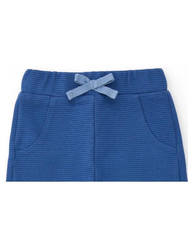 Tuc Tuc Completo a tre pezzi per neonato nei toni del blu e bianco con dettagli di uccellini 11398746 NAVY - immagine 3